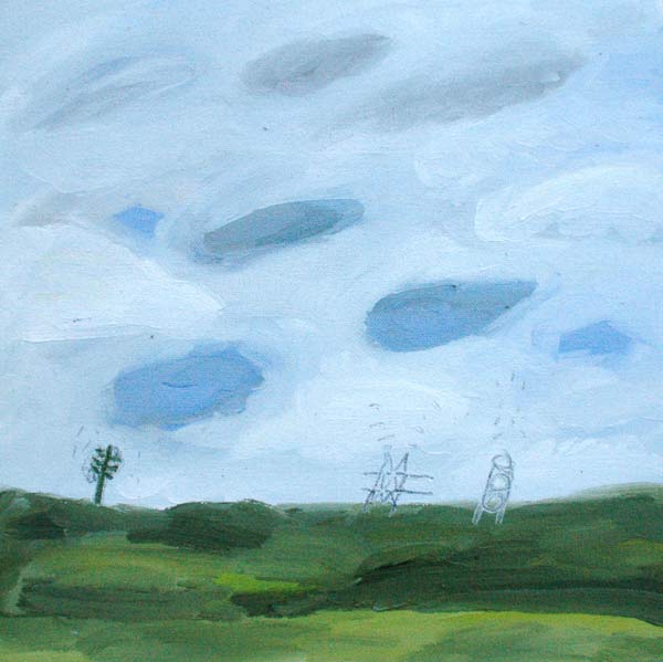 peeping sky painting