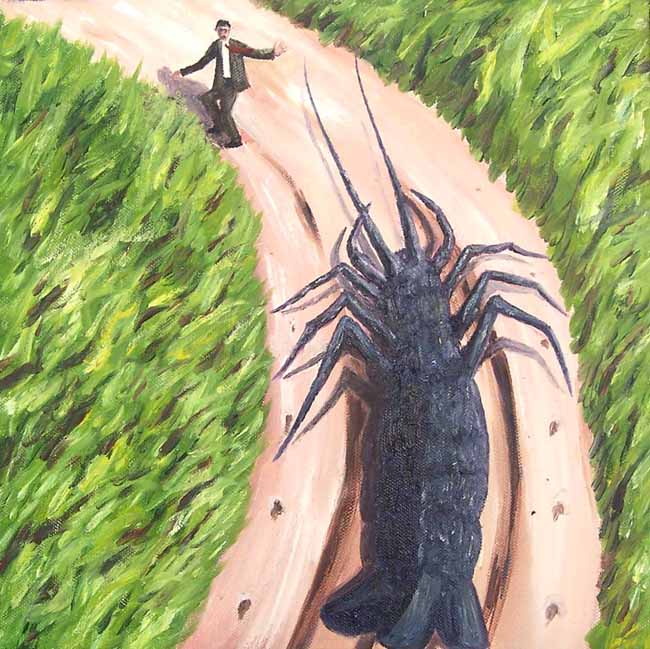 They say there are big crays in Tasmania
