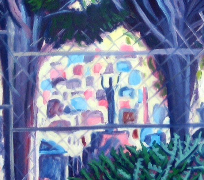 'Four Trees, Burwood Cemetery' (Detail)