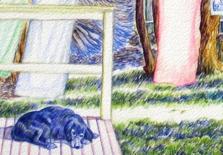 'Lake Tyers Yard' (Detail)