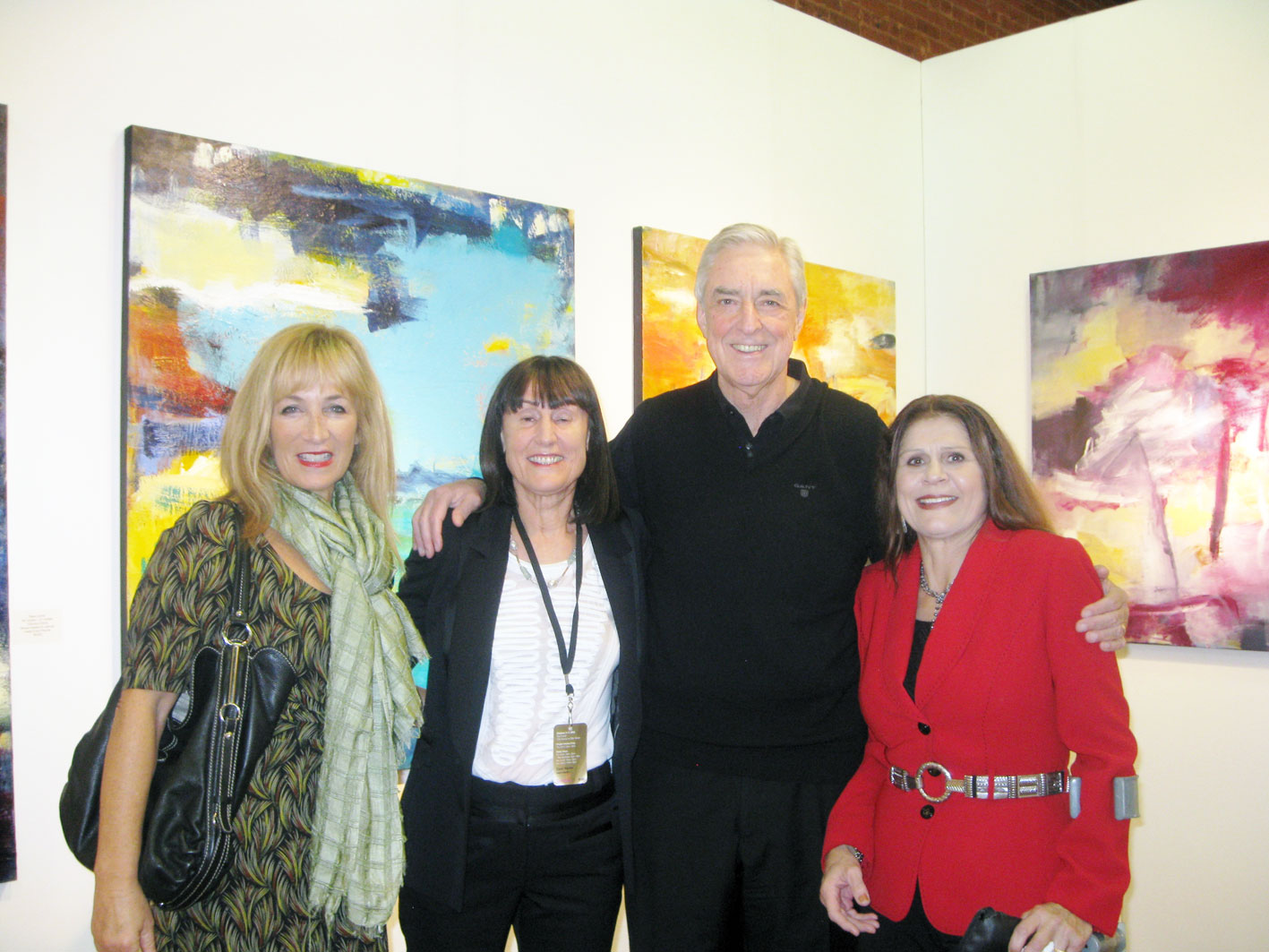 Consular General Philip Scanlan and Mrs Scanlan at opening Art Fair NYC 2012