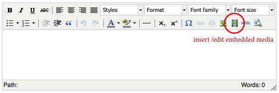 insert /edit embedded media insert /edit embedded media