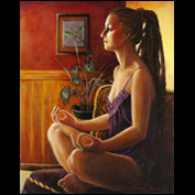 Artist David Henderson Title Sant' Agostin Medium Oil on canvas Height 40 cm Width 50 cm