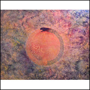 Artist 	Kathryn Brimblecombe-Fox Title 	Ouroboros Year 	2012 Medium 	Oil Support 	Linen Height 	122 cm Width 	153 cm