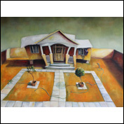 Artist Elisabeth Lawrence Title The Perfect Garden Year 2012 Medium oil on canvas Height 111 cm Width 150 cm