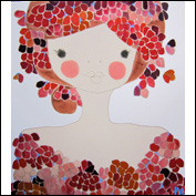 Artist Art2Muse Gallery Title Sabina Spring Blossom Medium Acrylic on canvas Height 110 Width 100