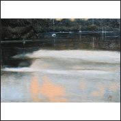 Artist Abramo Papp Title Sundowners 3 Year 2011 Medium Oil and Beeswax Support Linen Height 405 mm Width 610 mm
