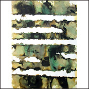 Artist Tony white Title Flint and Steel Year 2011 Medium Ink on Arches paper Height 76 cm Width 56 cm